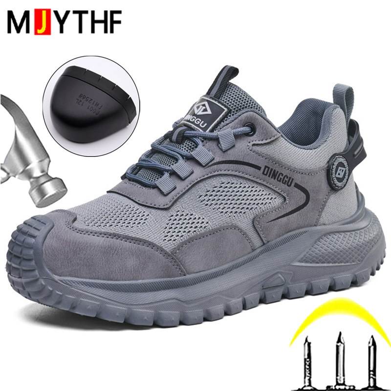 Anti Loop Rubber - Hafif iş güvenliği ayakkabıları erkekler Anti-Smash