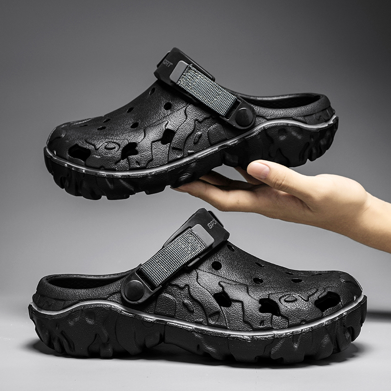 Anti Loop Rubber - Delikli Terlik Erkek Trend Günlük Kapalı