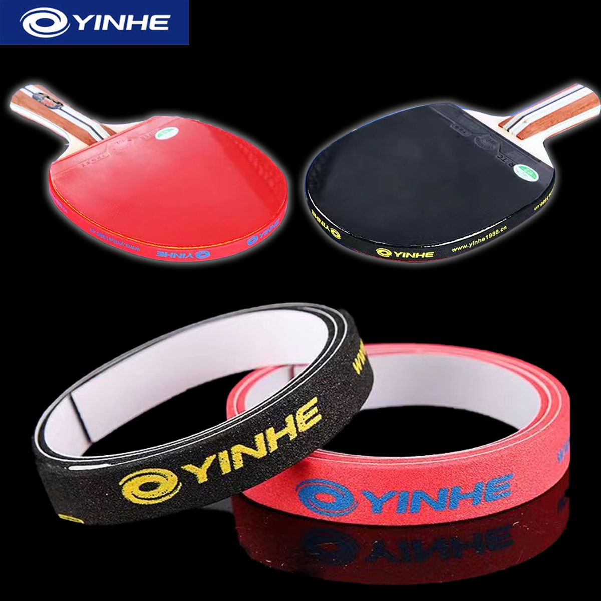 Table Tennis Grip Tape - 2 adet masa tenisi raketi kenar