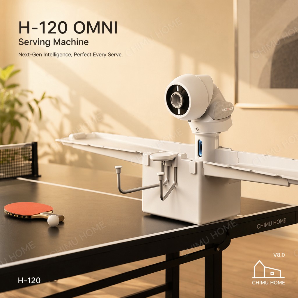 Table Tennis Trainer - 【CHIMU HOME】OMNI Akıllı Masa Tenisi Servis